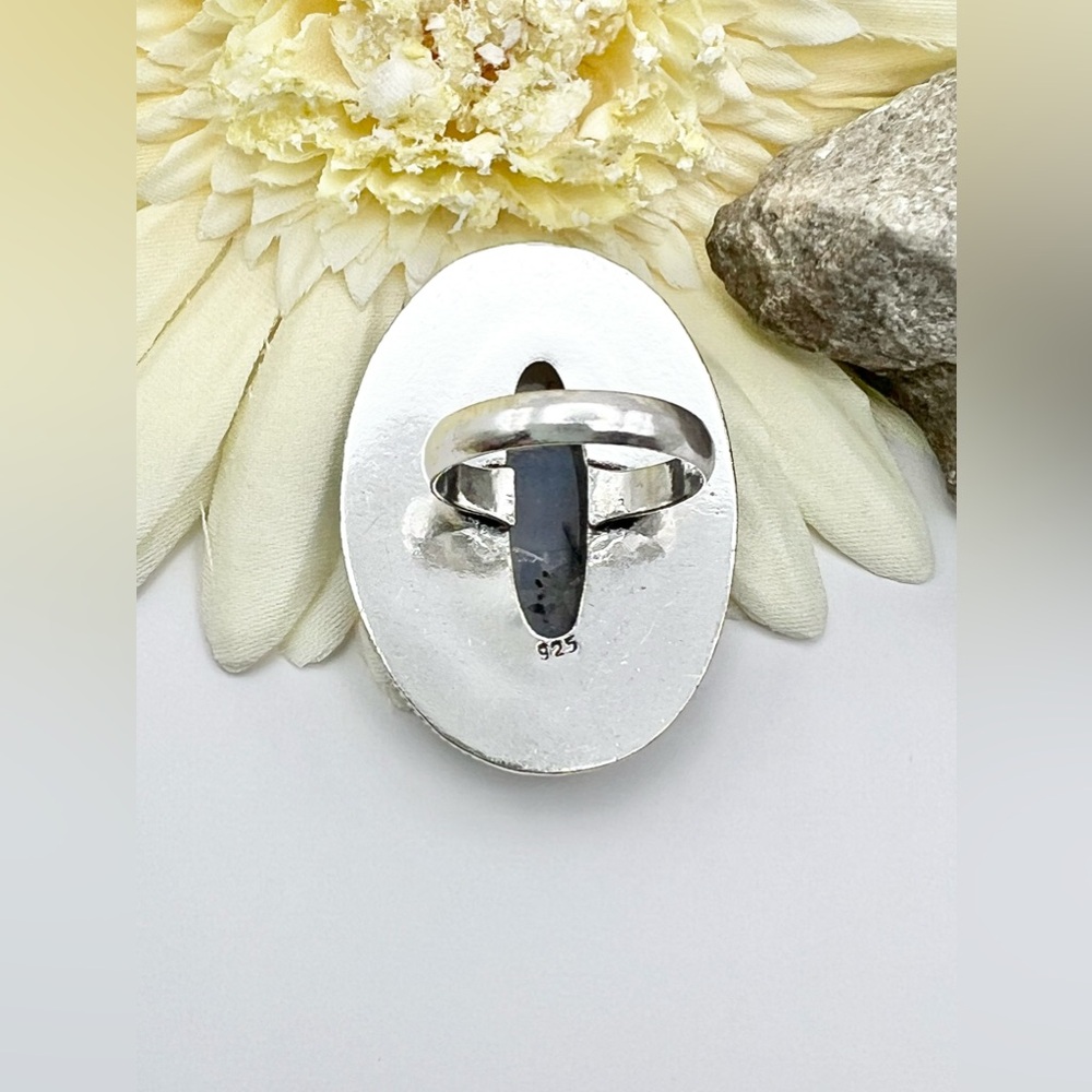 BOTSWANA AGATE RING - Picture 8 of 9